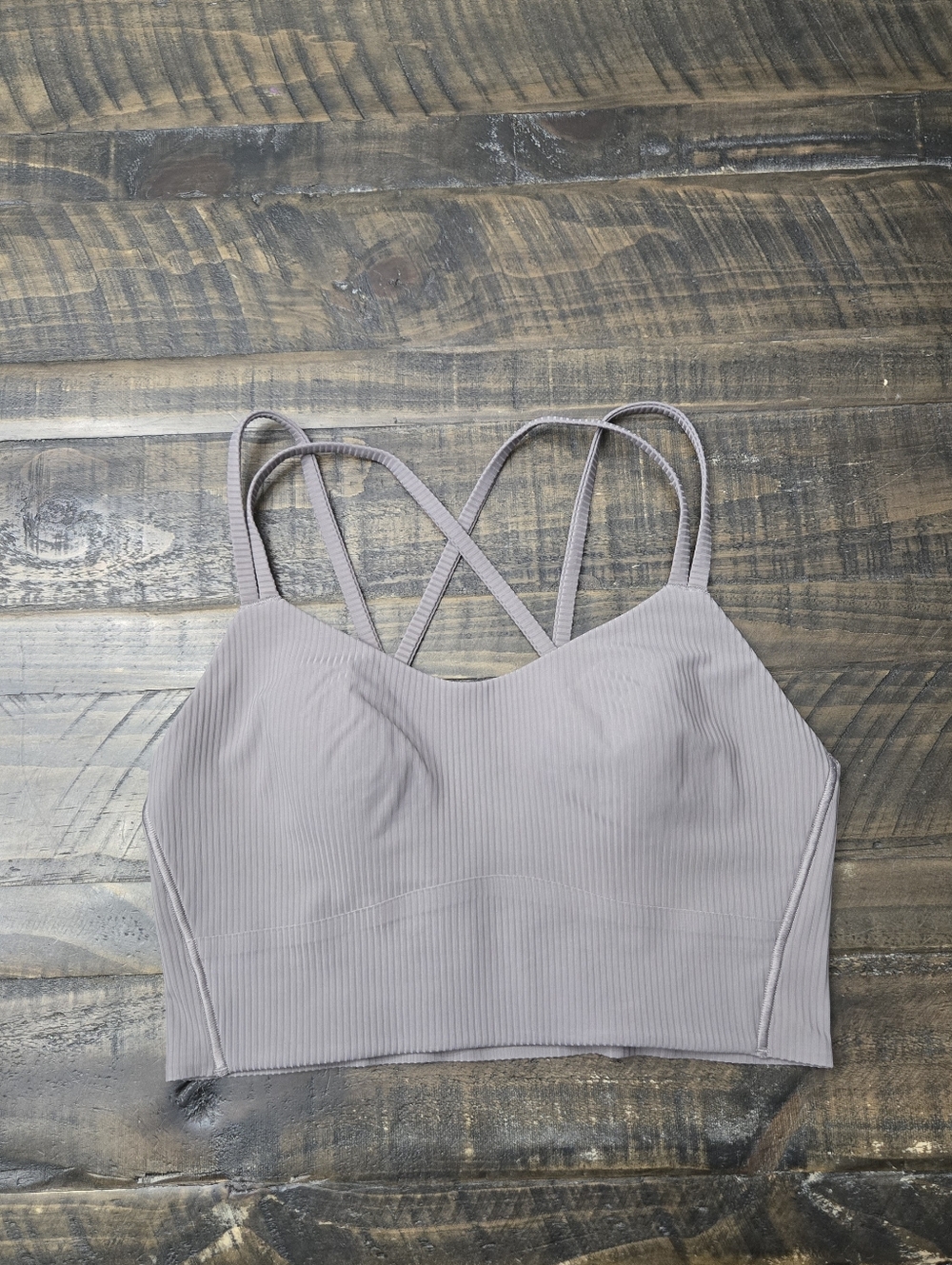 LULULEMON Like A Cloud Ribbed Longline Sports‎ Bra | 4